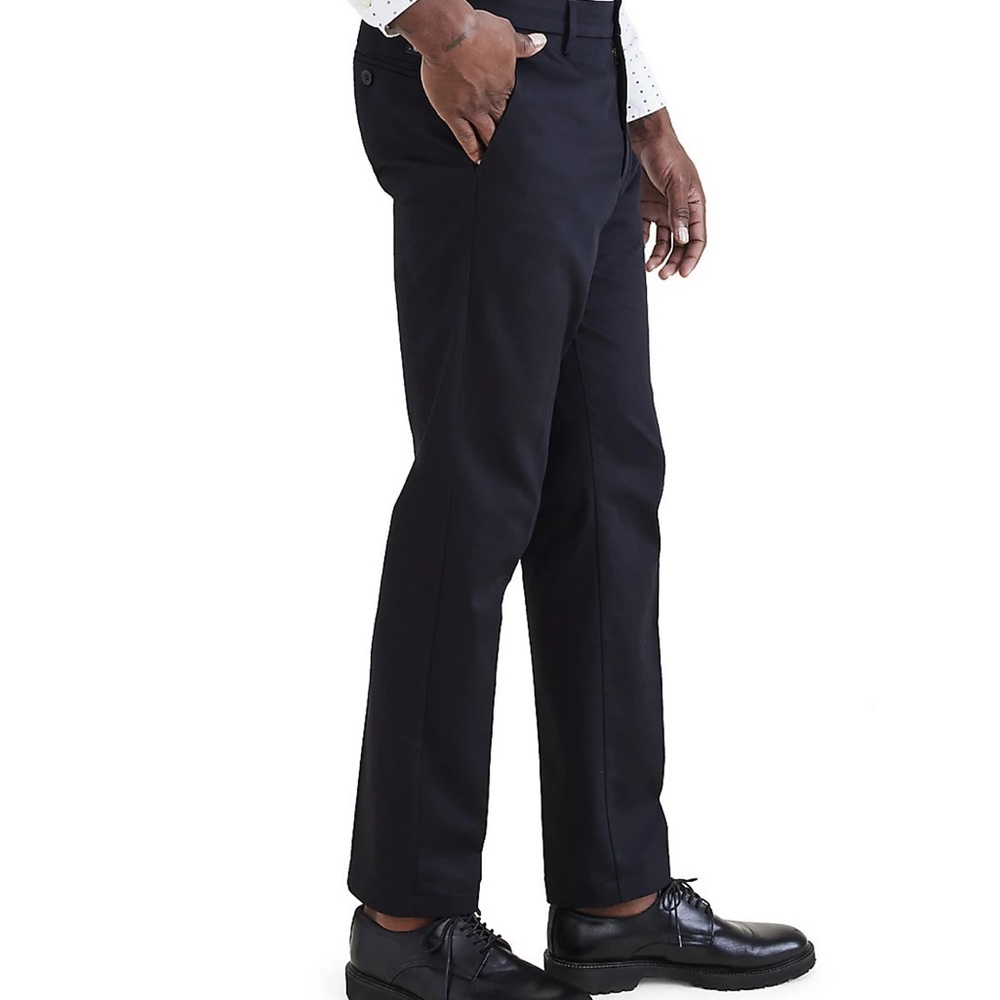 Dockers Flat Front Black Dress Pants 34x29